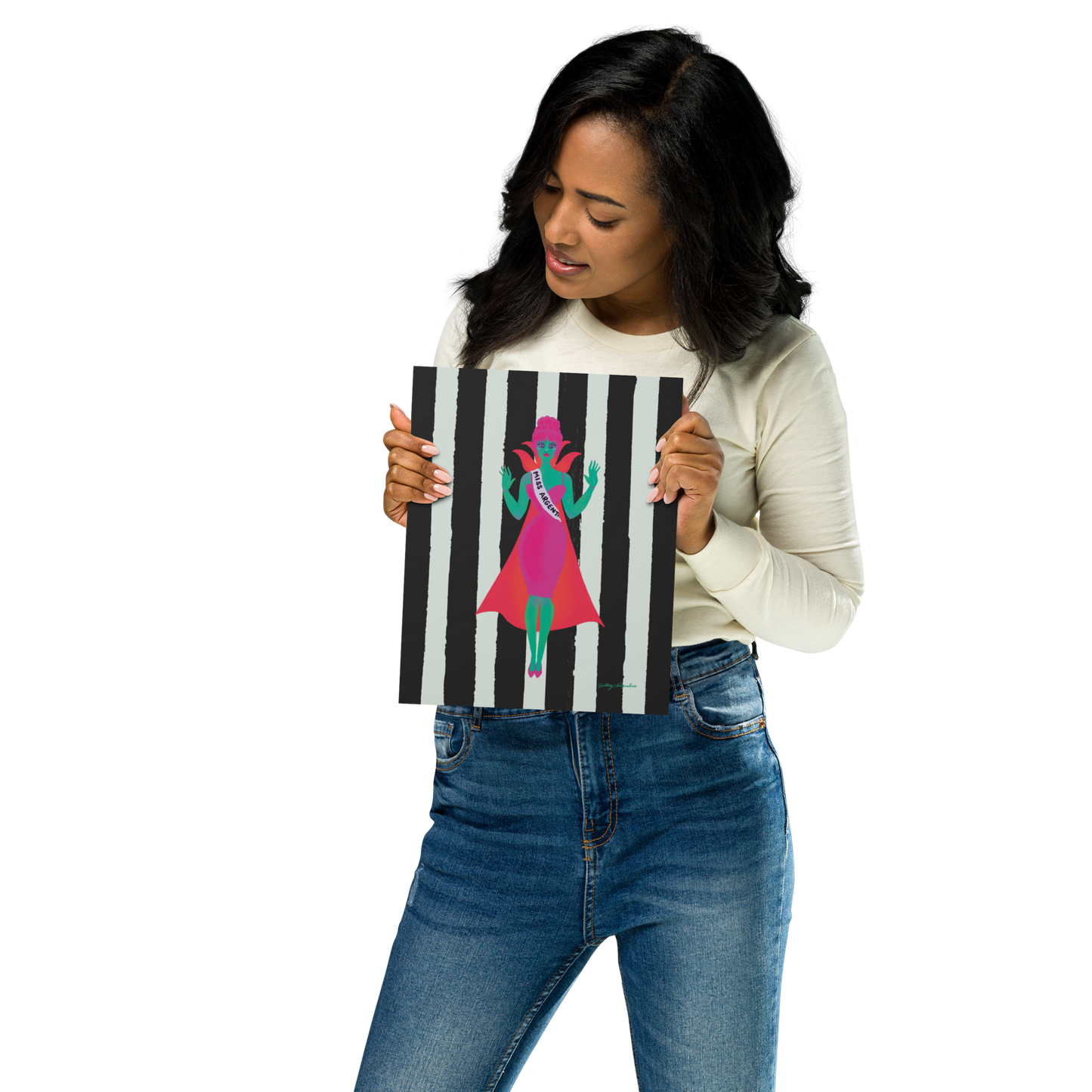 Miss Argentina Art Print / 5X7 / 8X10 / Beetlejuice Art