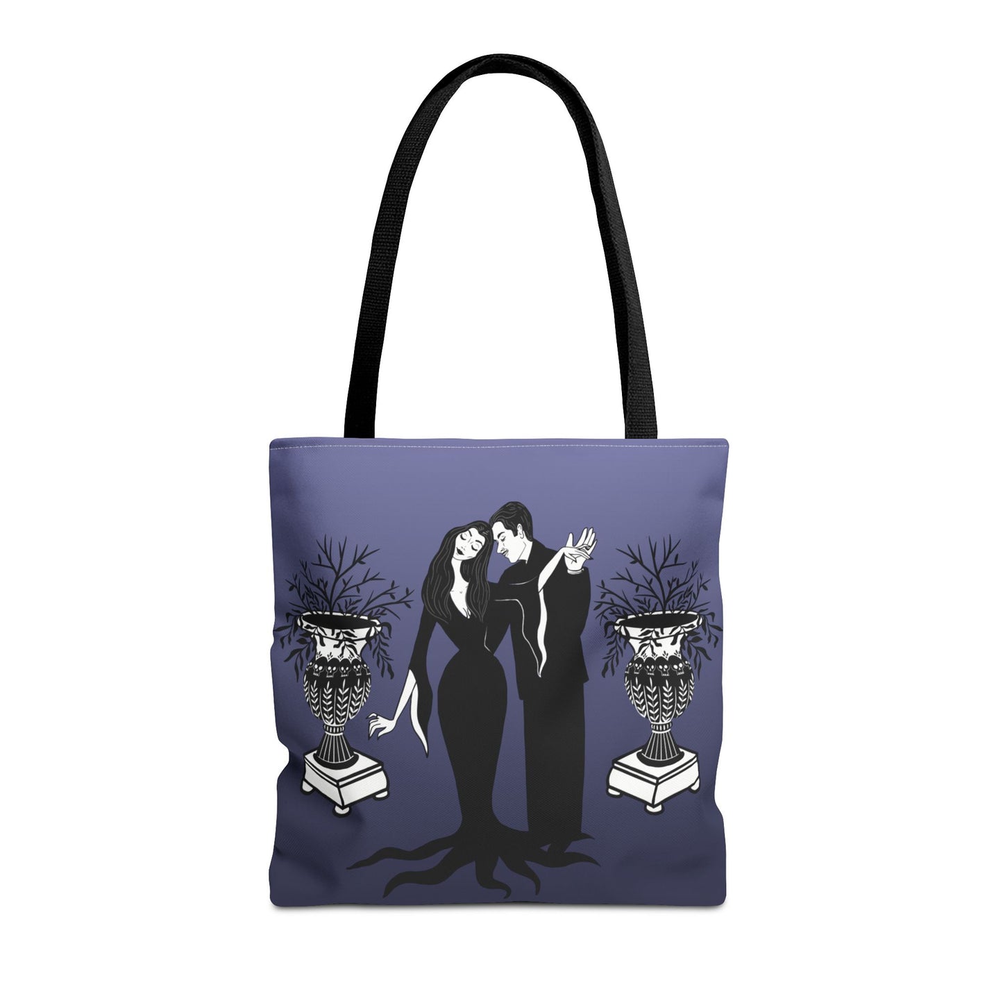 Morticia & Gomez Tote Bag / Halloween Tote Bags