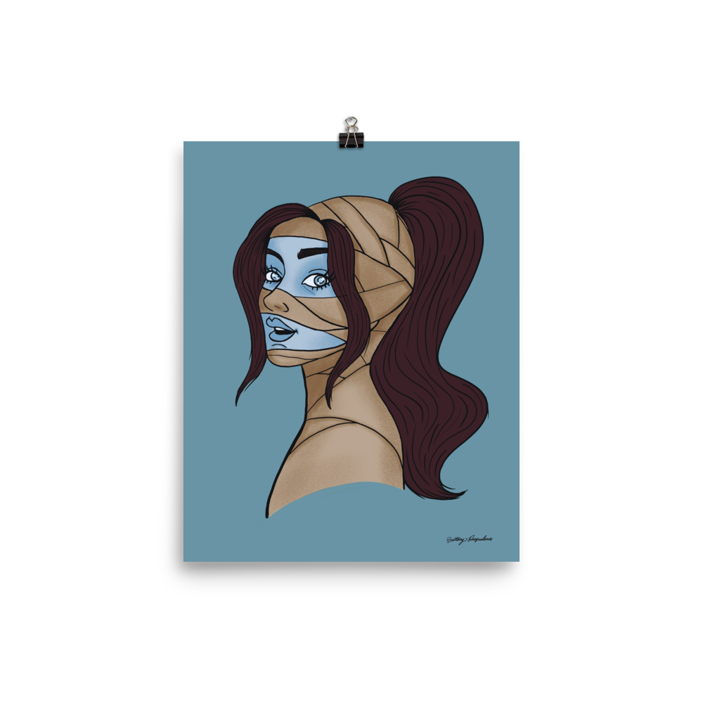"Mummy" Art Print / 5X7 / 8X10 / Horror Art Prints