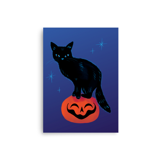 Binx Cat Art Print - 5X7 / Halloween Art