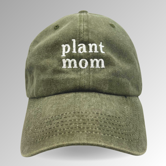 Plant Mom Hat / Funny Embroidered Hats