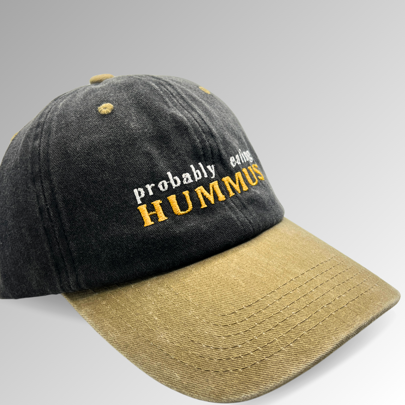 Probably Eating Hummus Hat / Funny Embroidered Hats / Dad Hats