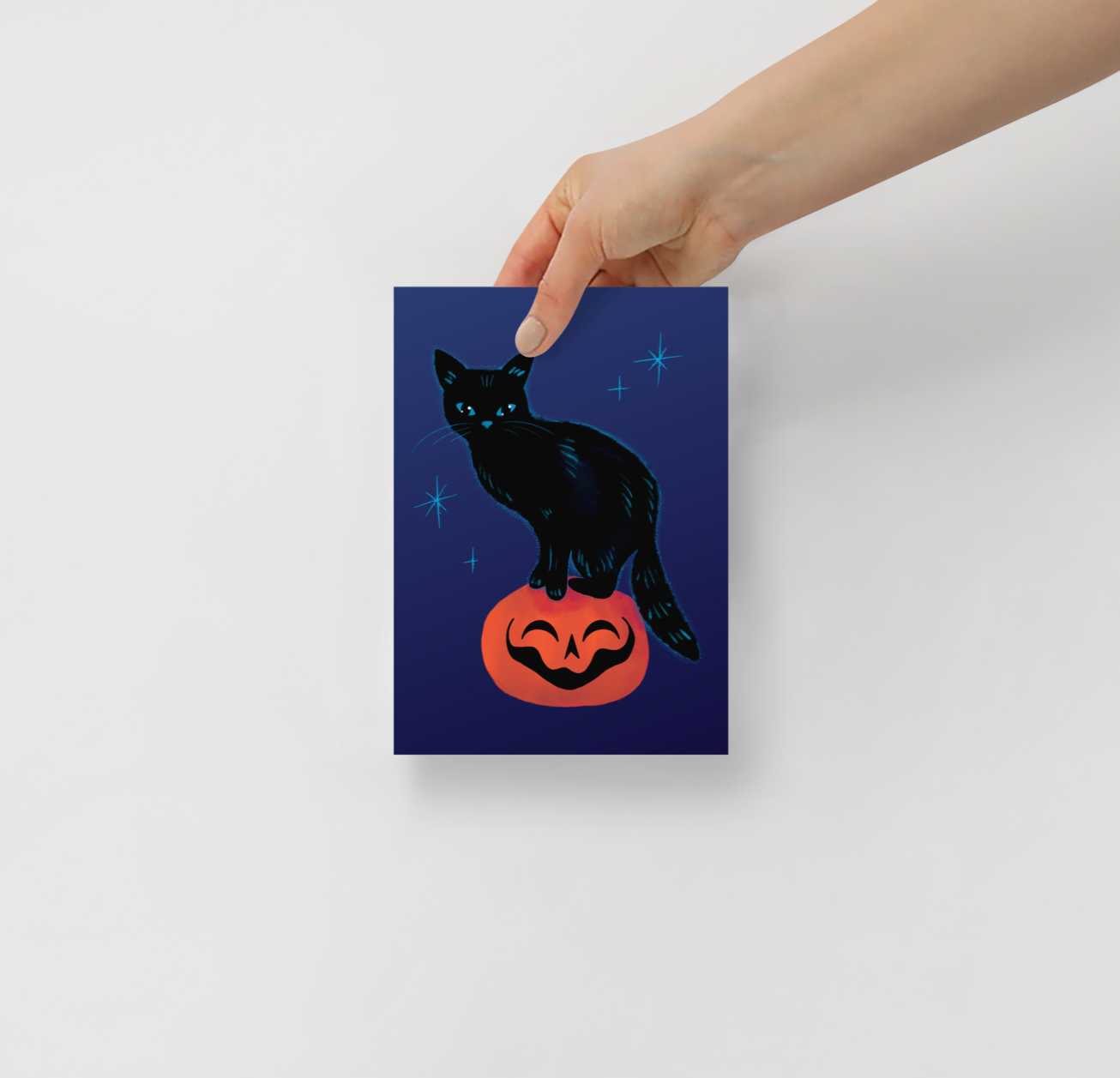 Pumpkin the Cat Art Print - 5X7