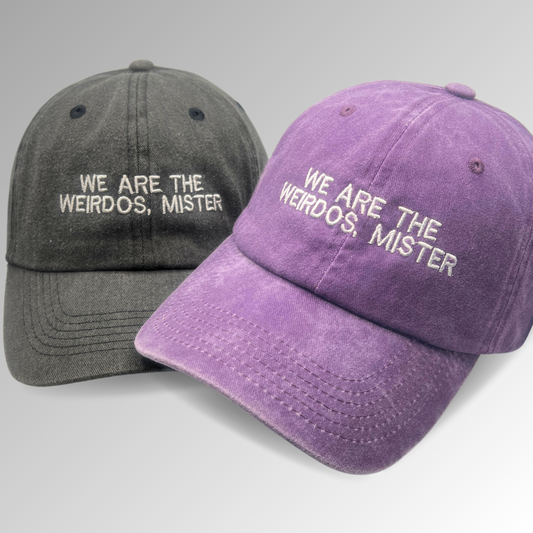 "We Are the Weirdos, Mister" Hat / Horror Embroidered Hat / The Craft