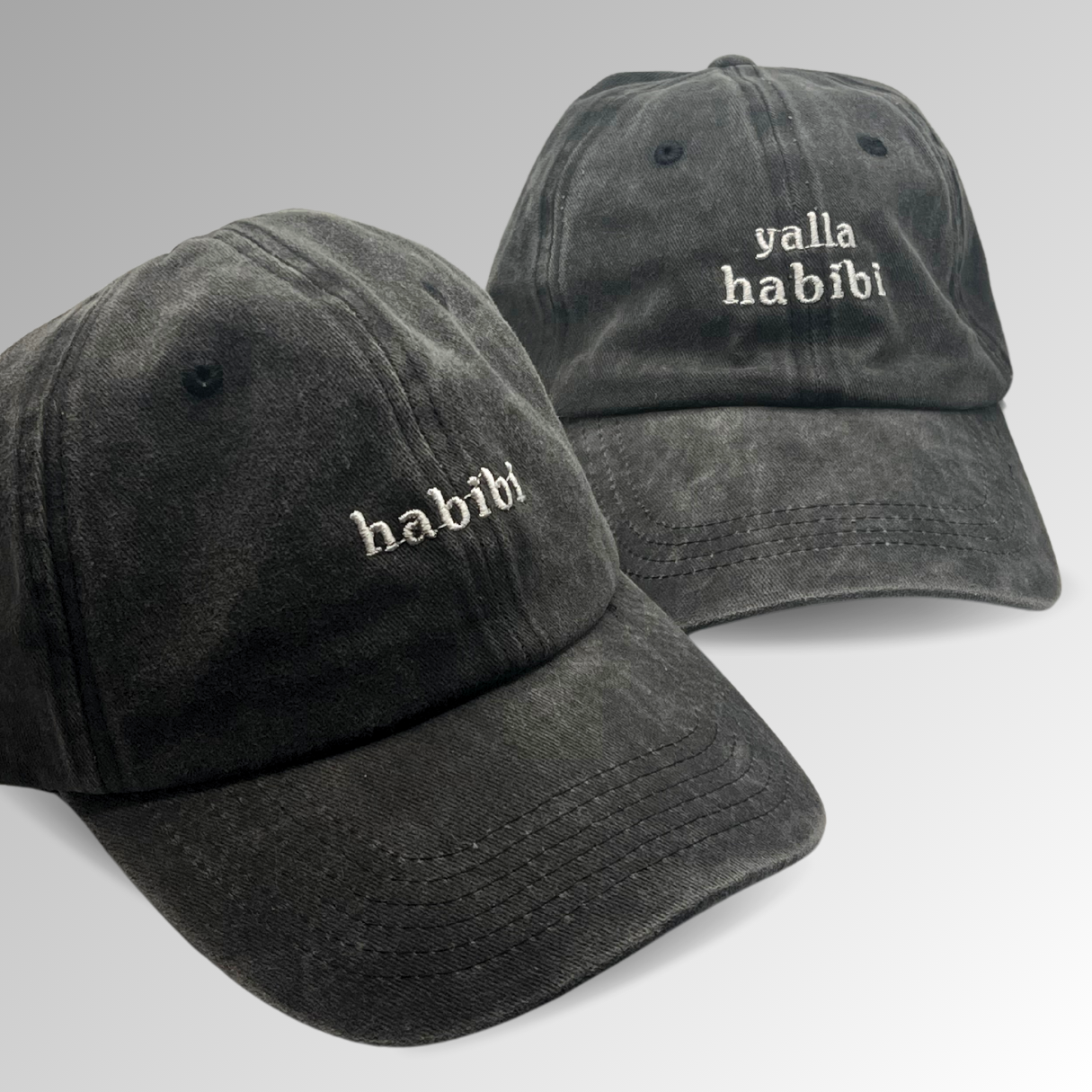 "Yalla Habibi" Hat / Embroidered Hats / Dad Hats