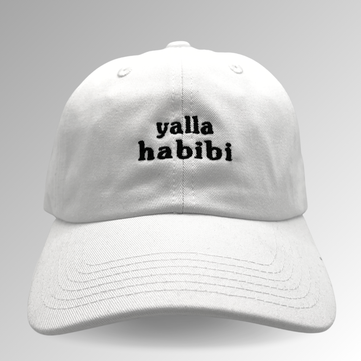 "Yalla Habibi" Hat / Embroidered Hats / Dad Hats