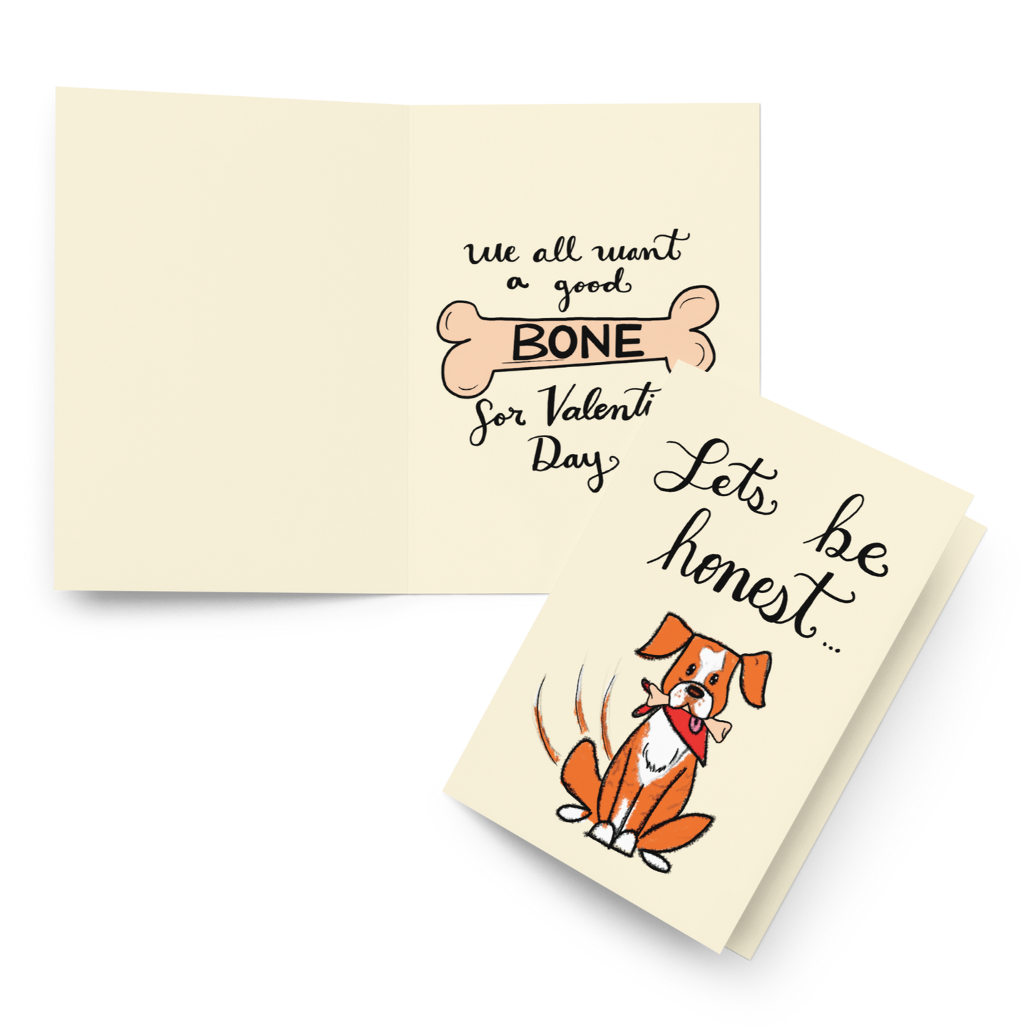 Valentine's Day Dirty Dog Dog / Valentine's Day Card