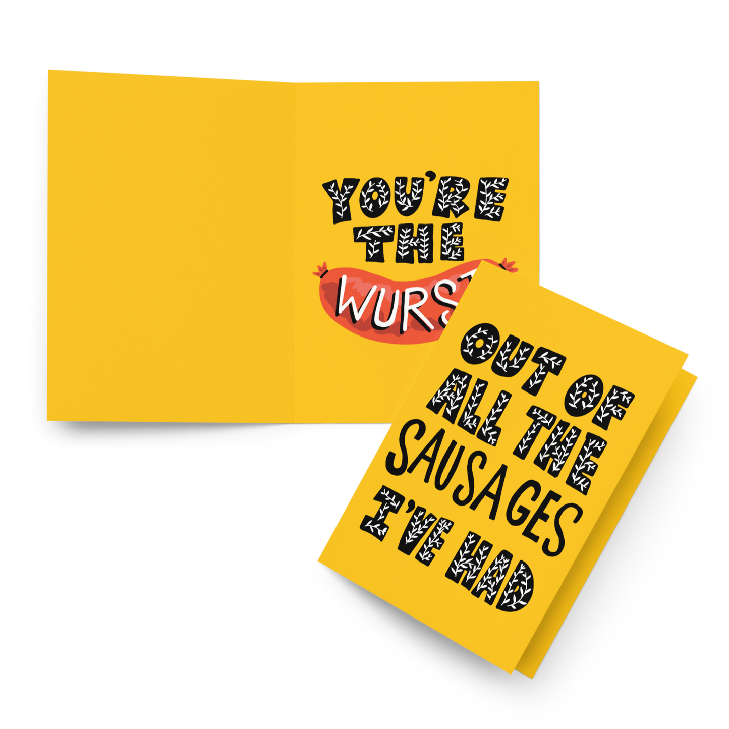 Sausage Card - Anti-Greeting Card