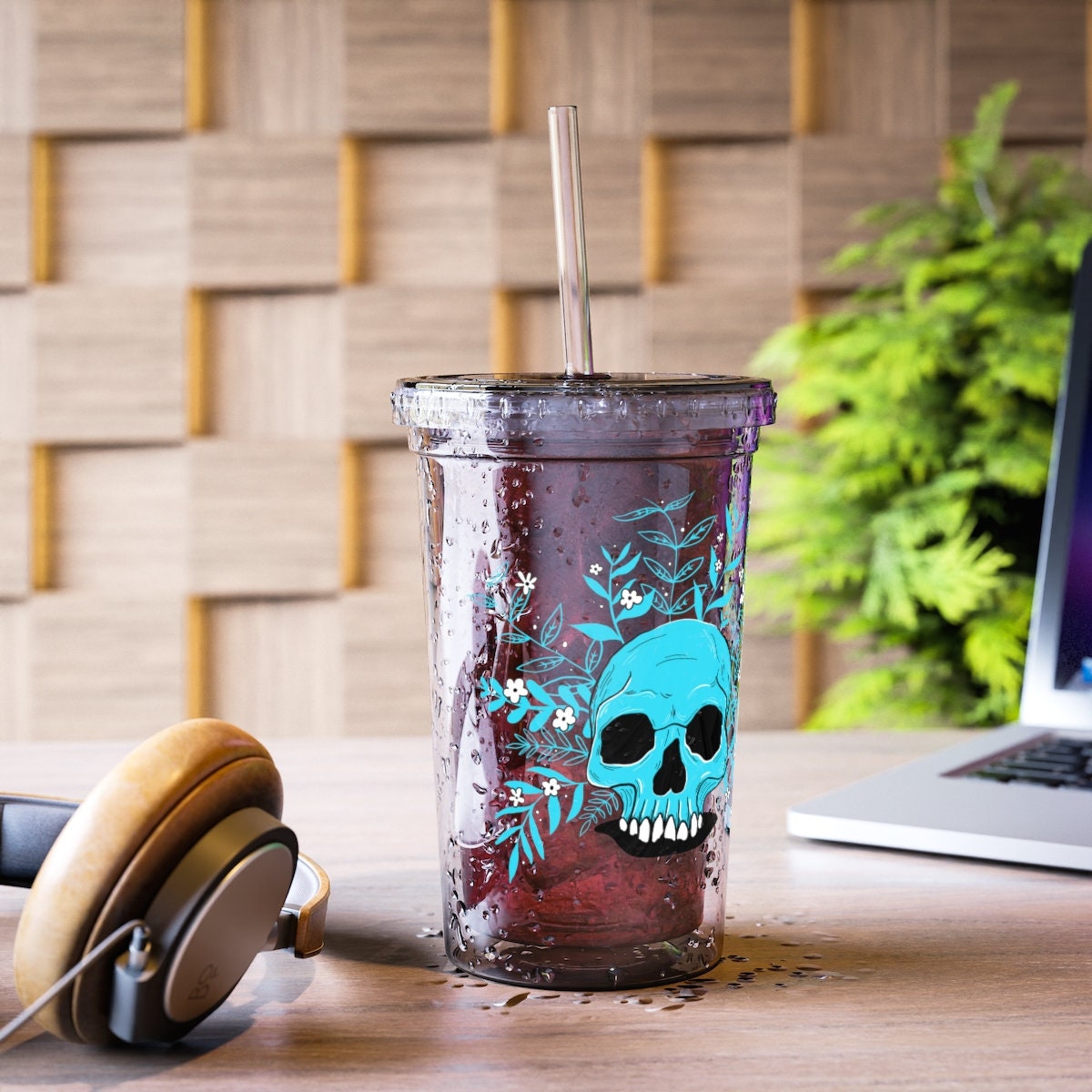Double Walled Skull Tumbler With Lid And Straw - Perfect For Summer And  Winter Drinks, Travel, And Halloween Decor - Temu New Zealand