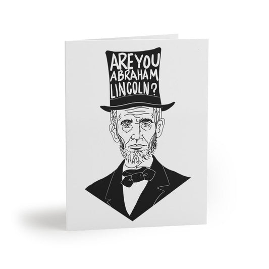 Abraham Lincoln Card / Funny Birthday Card / Joke Card / Friend Birthday Card / President Card / Gifts for History Buffs / Honest Abe Card